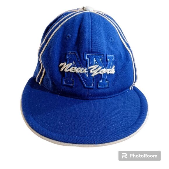 Rare Vintage Top Gear NY Blue Wool Blend Fitted Baseball Cap - Picture 1 of 7